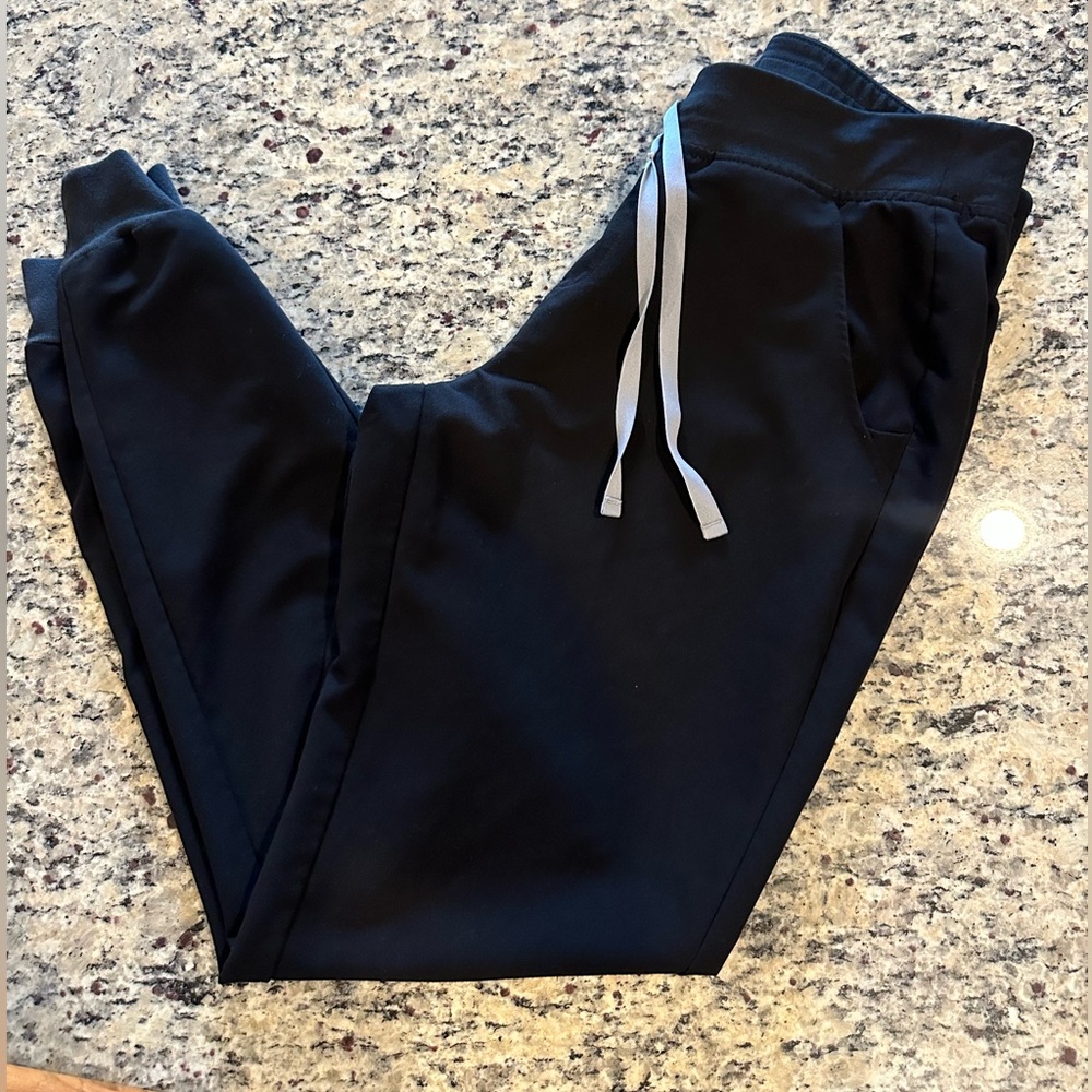 Figs Black High Waisted Jogger Medium Tall